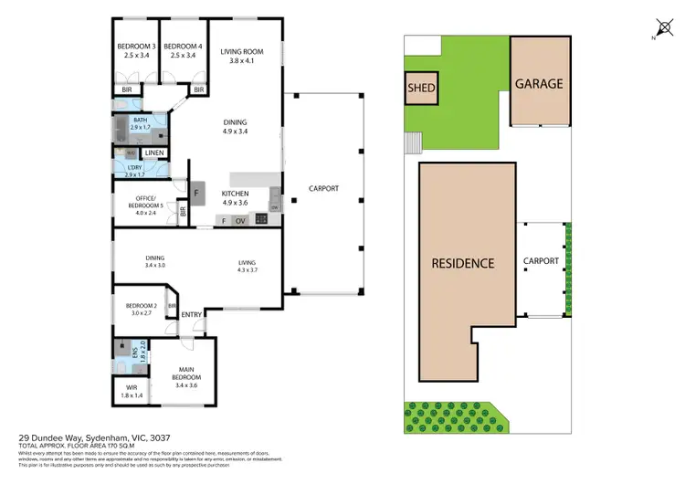 Floorplan of Homely house listing, 29 Dundee Way, Sydenham VIC 3037