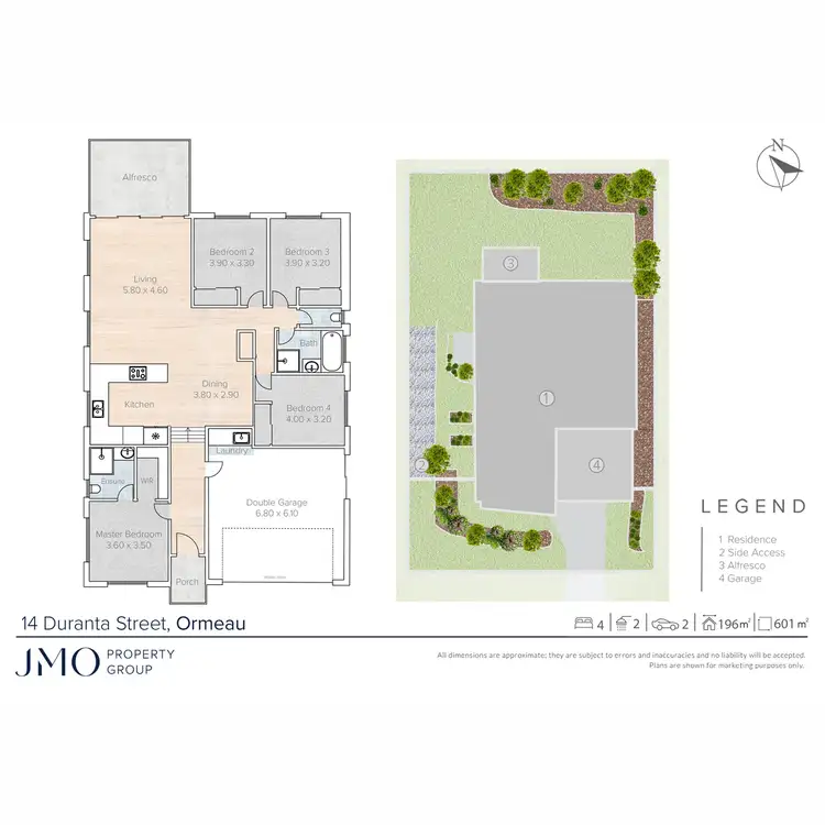 Floorplan of Homely house listing, 14 Duranta Street, Ormeau QLD 4208