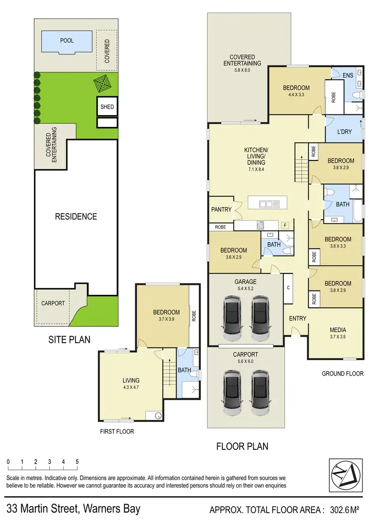 Floorplan of Homely house listing, 33 Martin Street, Warners Bay NSW 2282