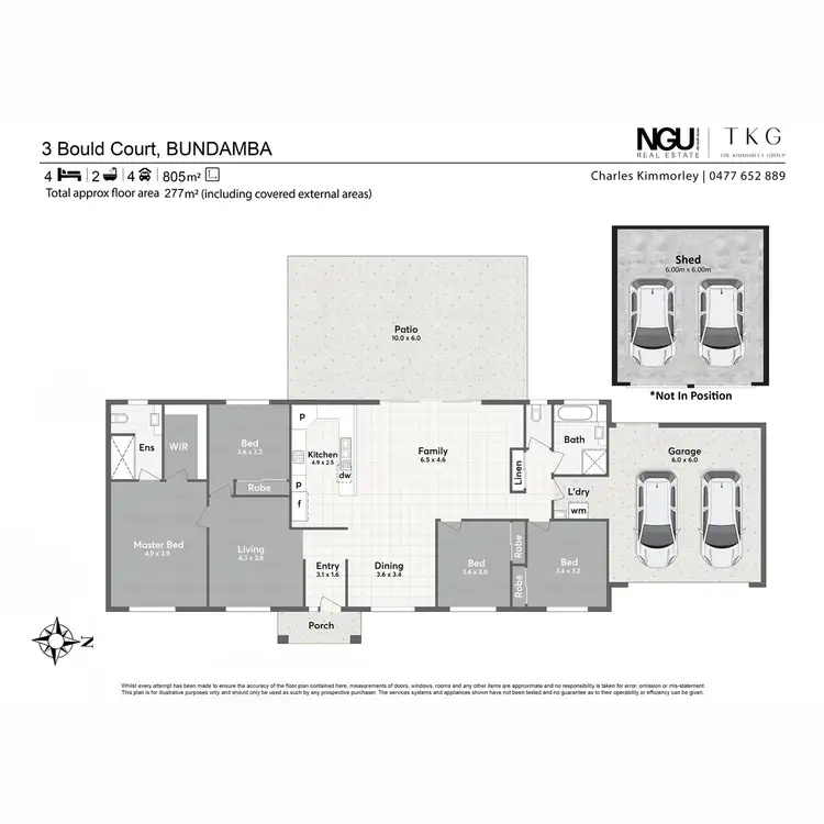 Floorplan of Homely house listing, 3 Bould Court, Bundamba QLD 4304