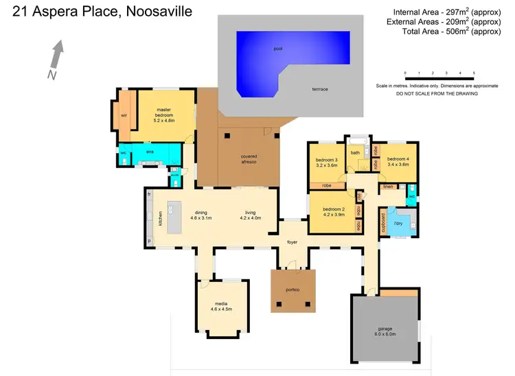 Floorplan of Homely house listing, 21 Aspera Place, Noosaville QLD 4566