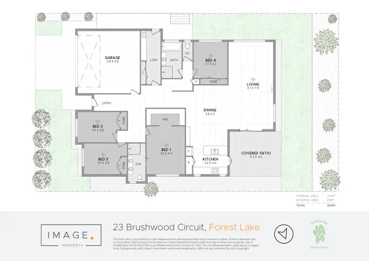 Floorplan of Homely house listing, 23 Brushwood Circuit, Forest Lake QLD 4078