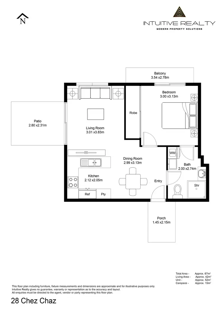 Floorplan of Homely apartment listing, 28/10-14 Purli Street, Chevron Island QLD 4217
