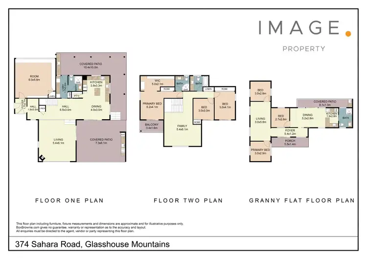 Floorplan of Homely house listing, 374 Sahara Road, Glass House Mountains QLD 4518