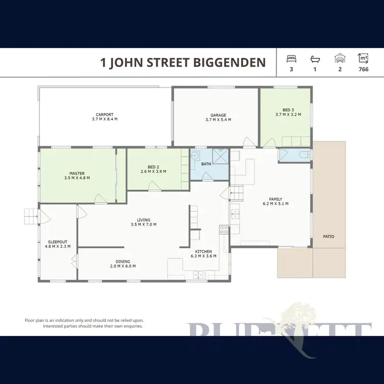 Floorplan of Homely house listing, 1 John Street, Biggenden QLD 4621
