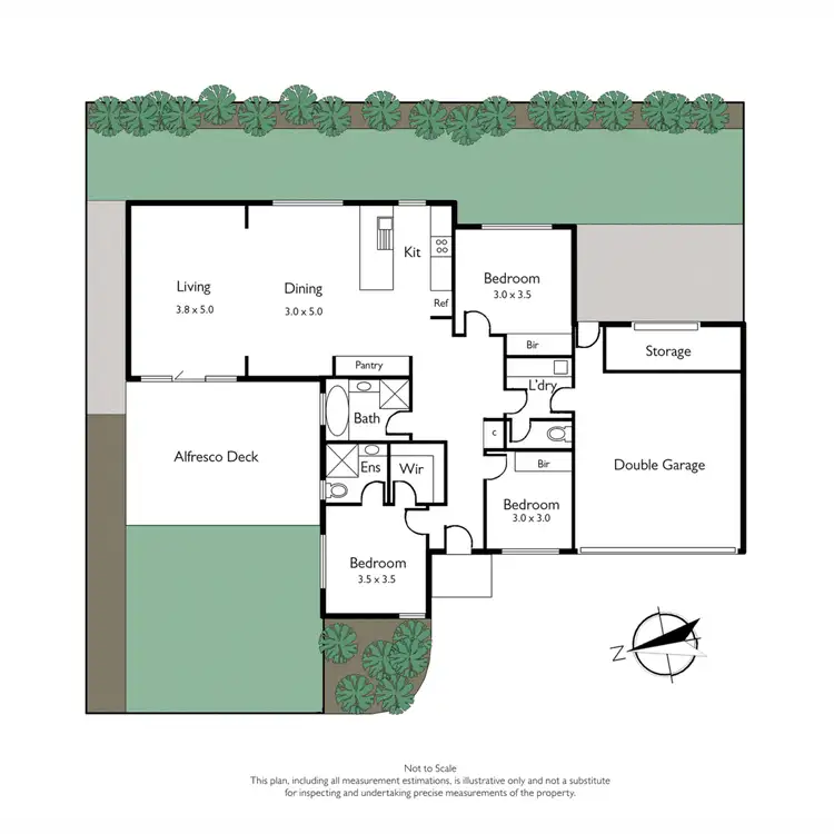 Floorplan of Homely unit listing, 4/135 Harrap Road, Mount Martha VIC 3934