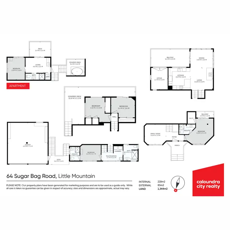 Floorplan of Homely house listing, 64 Sugar Bag Road, Little Mountain QLD 4551