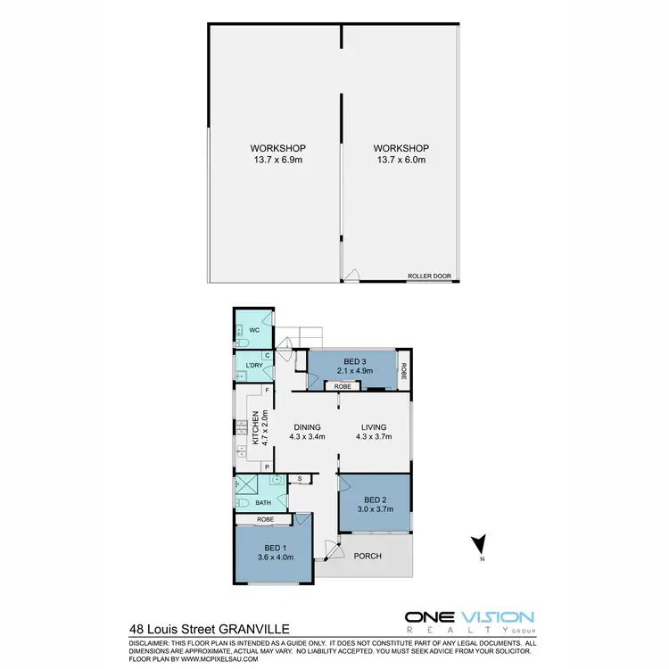 Floorplan of Homely house listing, 48 Louis Street, Granville NSW 2142