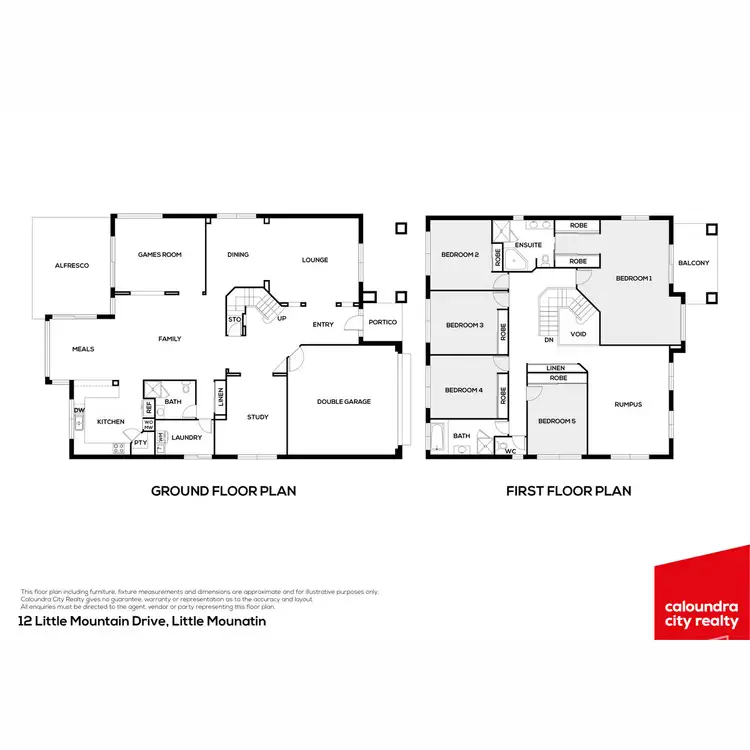Floorplan of Homely house listing, 12 Little Mountain Drive, Little Mountain QLD 4551