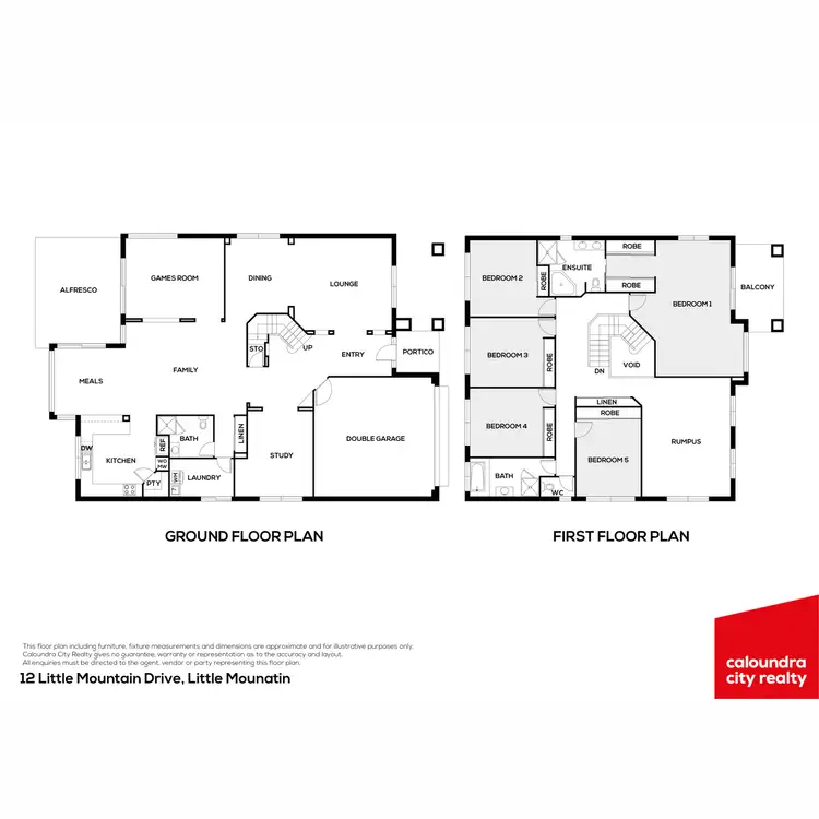 Floorplan of Homely house listing, 12 Little Mountain Drive, Little Mountain QLD 4551