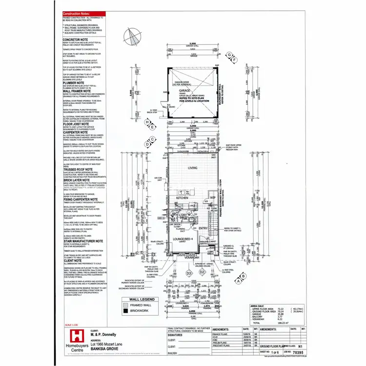 Floorplan of Homely house listing, 32 Mozart Lane, Banksia Grove WA 6031