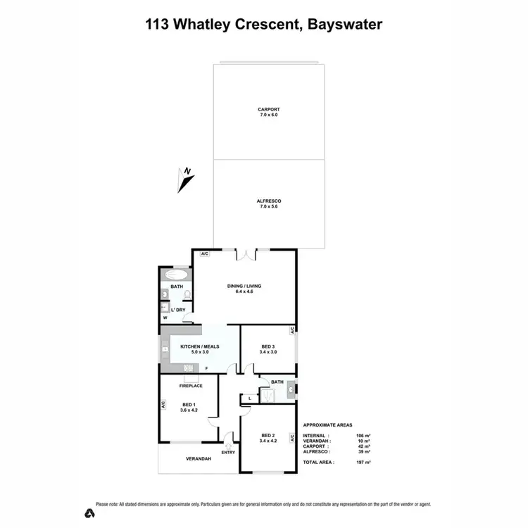 Floorplan of Homely house listing, 113 Whatley Crescent, Bayswater WA 6053
