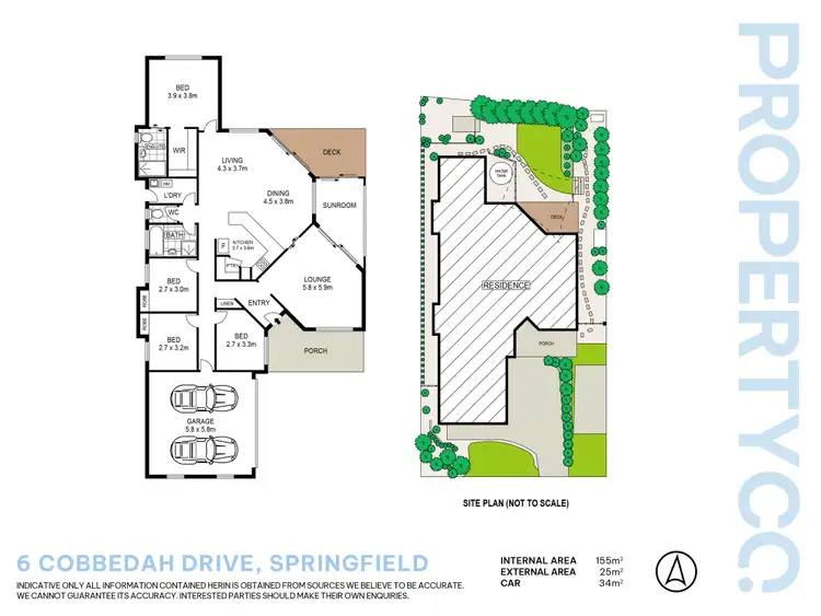 Floorplan of Homely house listing, 6 Cobbedah Drive, Springfield NSW 2250