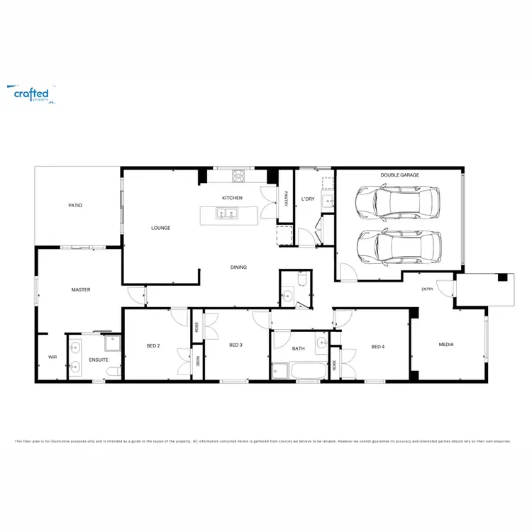Floorplan of Homely house listing, 5 Amazon Way, Greenbank QLD 4124