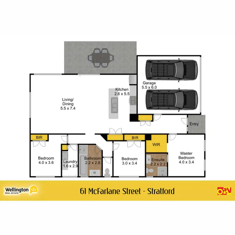 Floorplan of Homely house listing, 61 McFarlane Street, Stratford VIC 3862