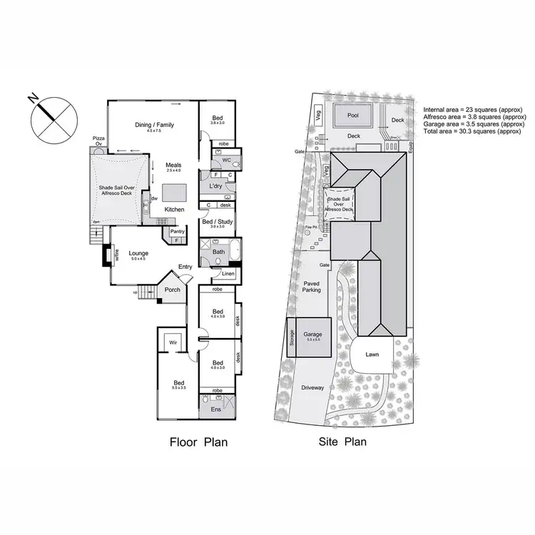 Floorplan of Homely house listing, 8 Cornwall Crescent, Mount Martha VIC 3934