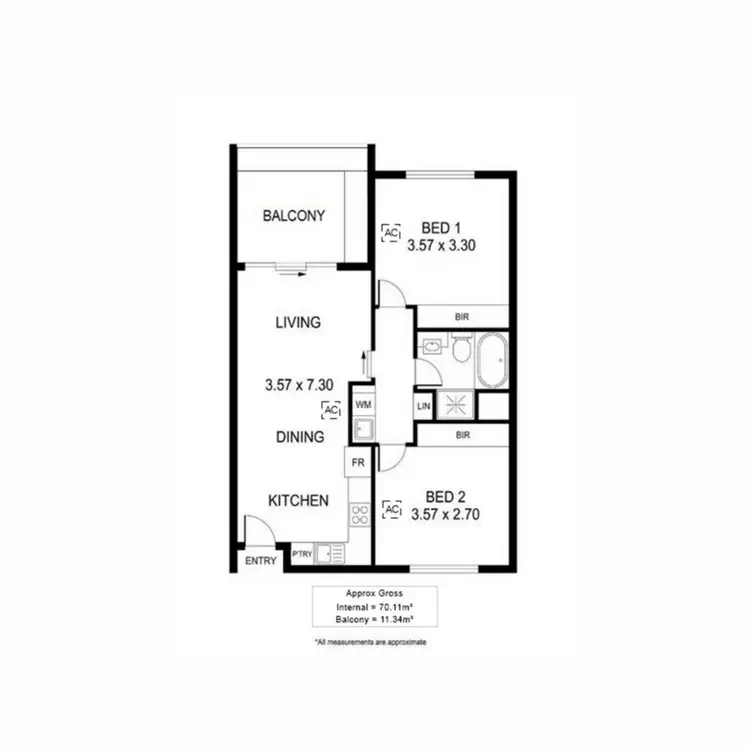 Floorplan of Homely unit listing, 5/421 Churchill Road, Kilburn SA 5084