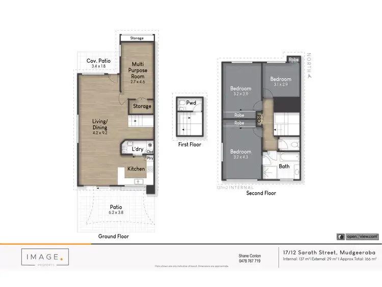 Floorplan of Homely townhouse listing, 17 / 12 Sarath, Mudgeeraba QLD 4213