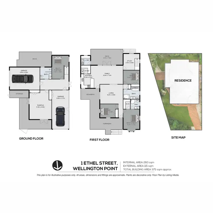Floorplan of Homely house listing, 1 Ethel Street, Wellington Point QLD 4160