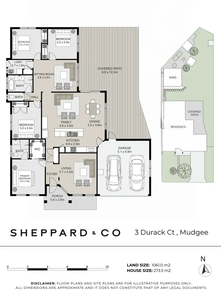 Floorplan of Homely house listing, 3 Durack Court, Mudgee NSW 2850