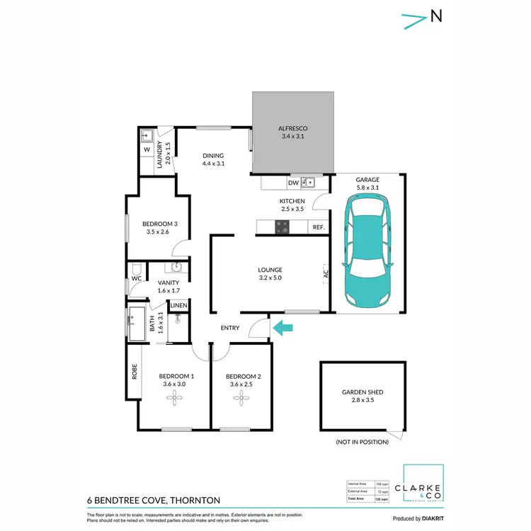 Floorplan of Homely house listing, 6 Bendtree Cove, Thornton NSW 2322