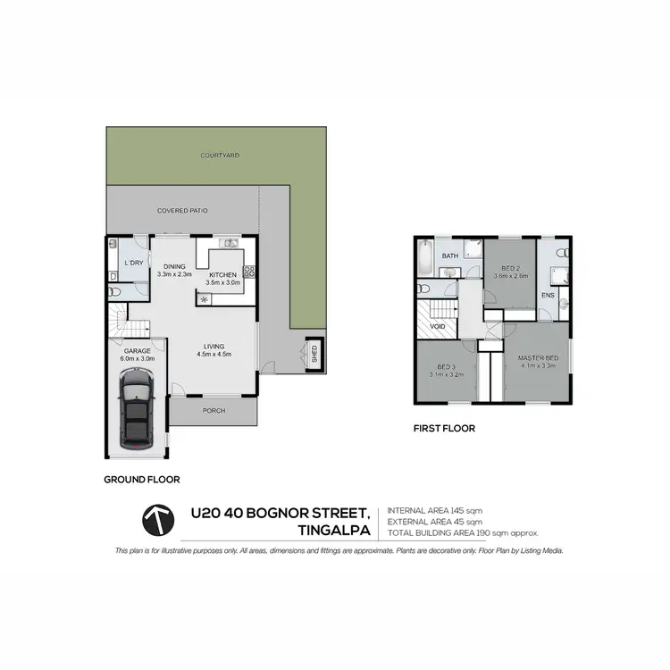 Floorplan of Homely townhouse listing, 20/40 Bognor Street, Tingalpa QLD 4173