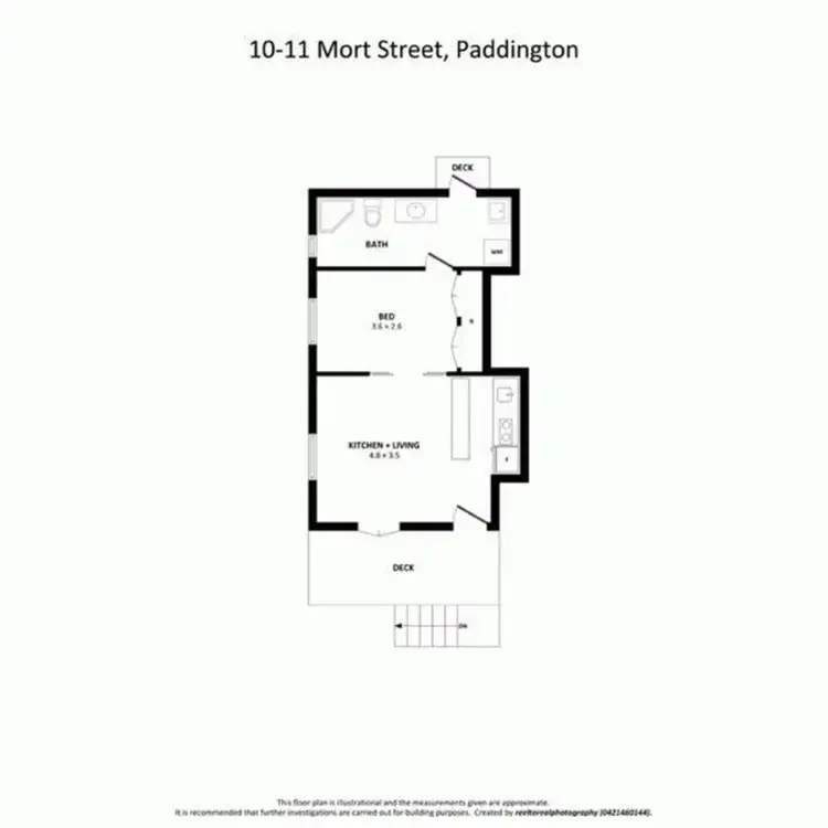 Floorplan of Homely apartment listing, 10/11 Mort Street, Paddington QLD 4064