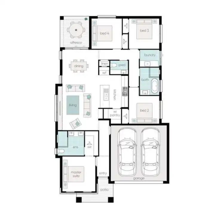 Floorplan of Homely house listing, Lot 541 (14) Camargo Circuit, Heddon Greta NSW 2321