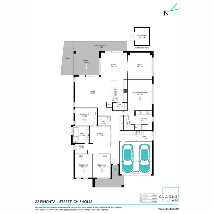 Floorplan of Homely house listing, 22 Pinchtail Street, Chisholm NSW 2322