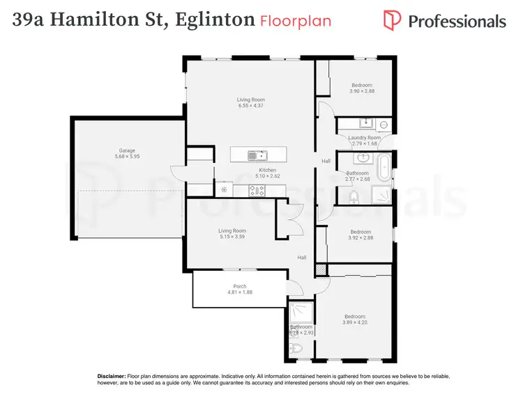 Floorplan of Homely house listing, 39a Hamilton Street, Eglinton NSW 2795