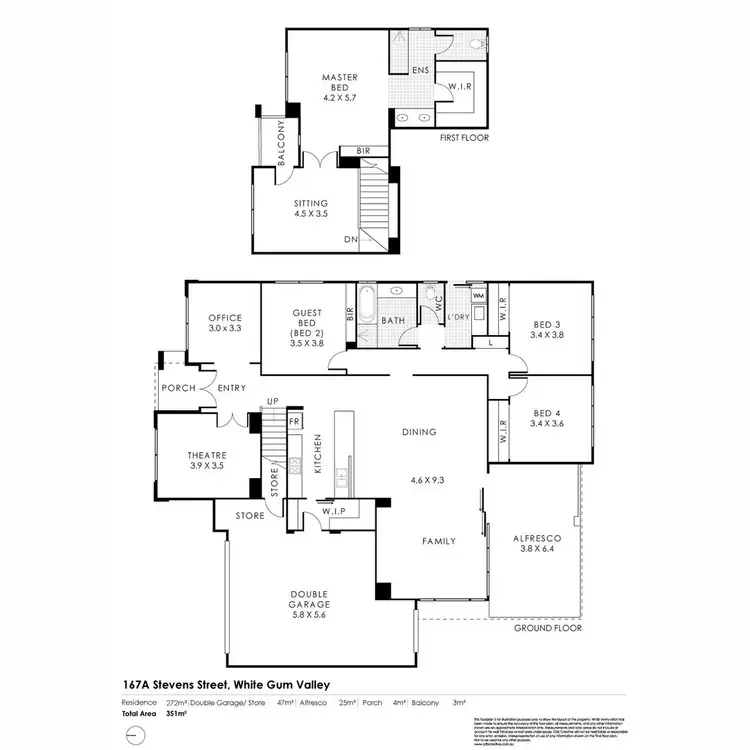 Floorplan of Homely house listing, 167A Stevens Street, White Gum Valley WA 6162