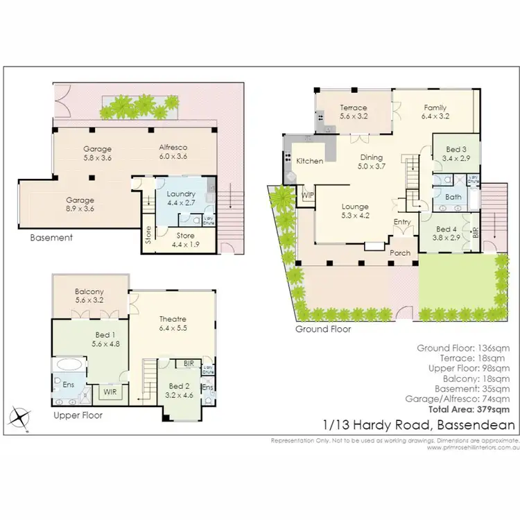 Floorplan of Homely house listing, 1/13 Hardy Road, Bassendean WA 6054