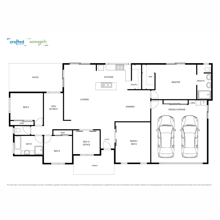 Floorplan of Homely rural property listing, 11 Carron Place, Jimboomba QLD 4280