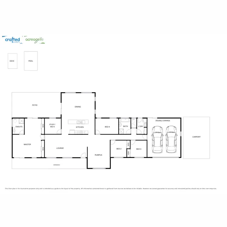 Floorplan of Homely rural property listing, 22 Broad Axe Crescent, New Beith QLD 4124