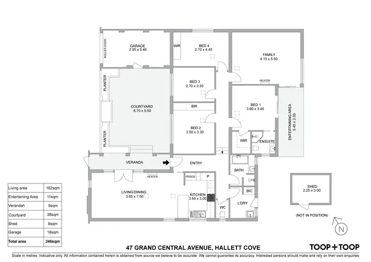 Floorplan of Homely house listing, 47 Grand Central Avenue, Hallett Cove SA 5158