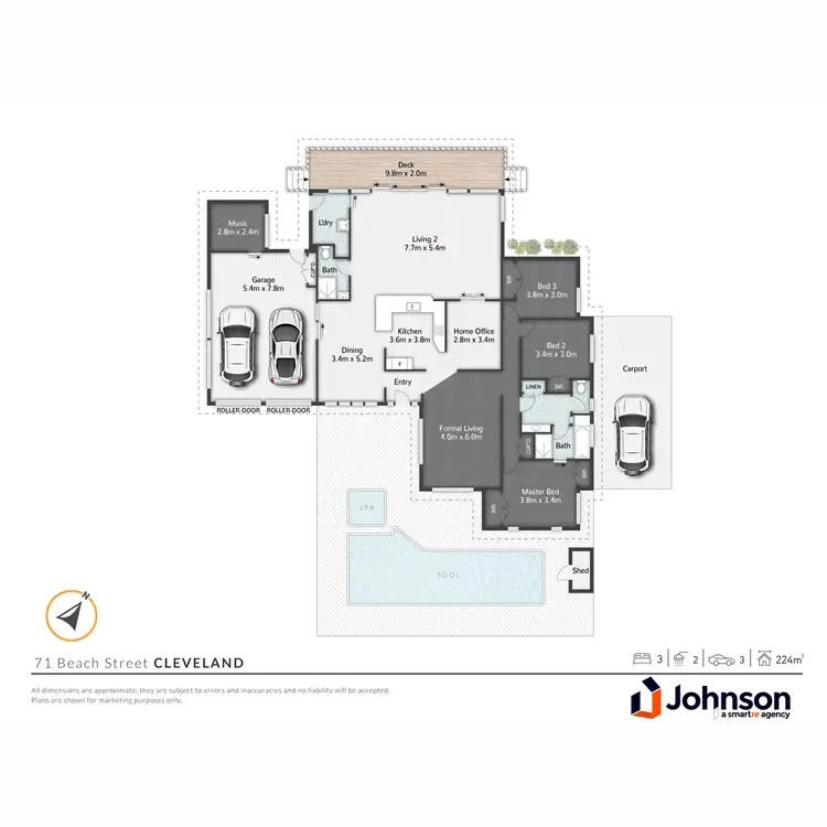 Floorplan of Homely house listing, 71 Beach Street, Cleveland QLD 4163