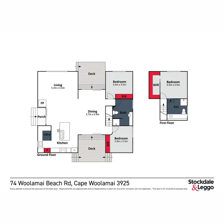 Floorplan of Homely house listing, 74 Woolamai Beach Road, Cape Woolamai VIC 3925