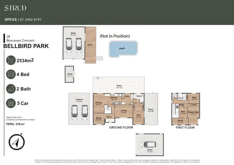Floorplan of Homely house listing, 28 Boscawan Crescent, Bellbird Park QLD 4300