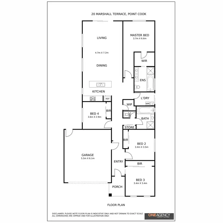 Floorplan of Homely house listing, 20 Marshall Terrace, Point Cook VIC 3030