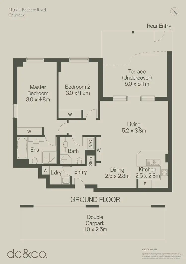 Floorplan of Homely apartment listing, 210/4 Bechert Road, Chiswick NSW 2046