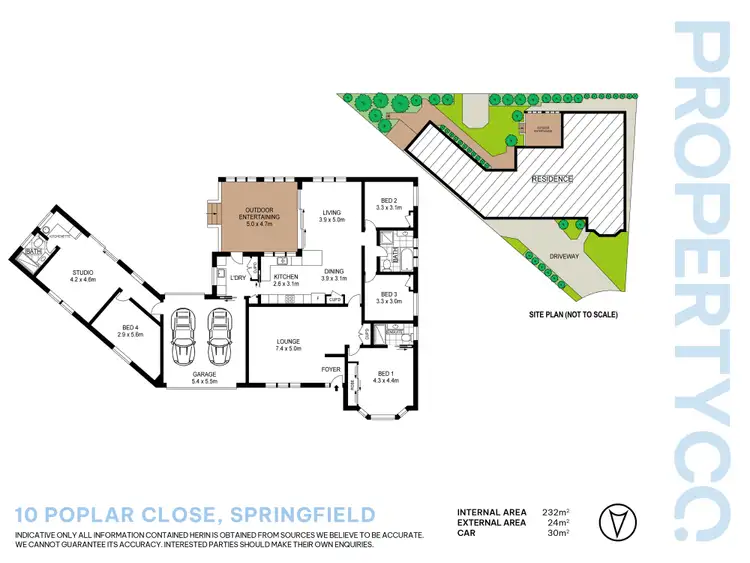 Floorplan of Homely house listing, 10 Poplar Close, Springfield NSW 2250