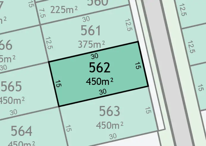 Floorplan of Homely land listing, LOT 562, 20 Tarwhine Drive, Vasse WA 6280