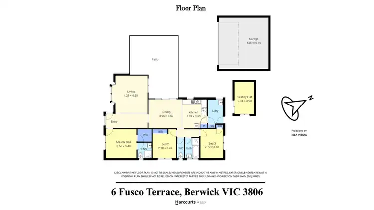 Floorplan of Homely house listing, 6 Fusco Terrace, Berwick VIC 3806
