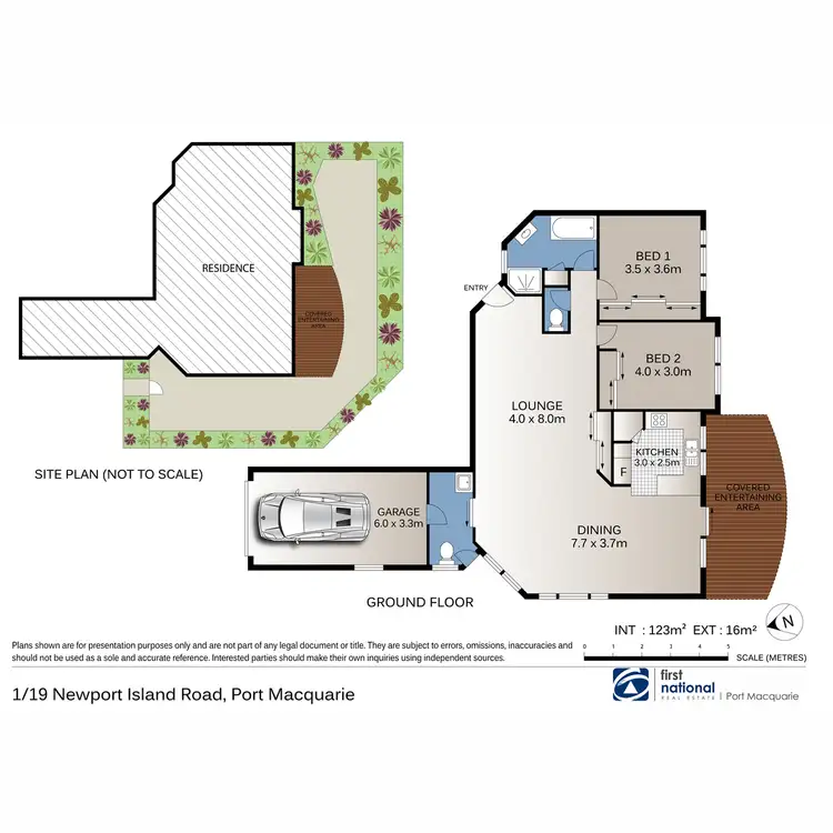 Floorplan of Homely unit listing, 1/19 Newport Island Road, Port Macquarie NSW 2444