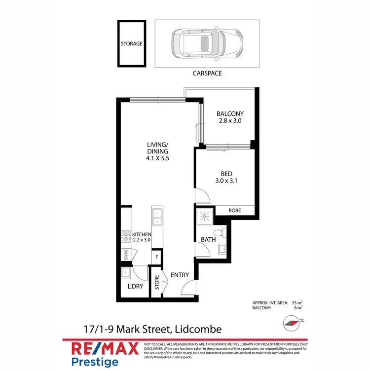 Floorplan of Homely apartment listing, 17/1-9 Mark Street, Lidcombe NSW 2141
