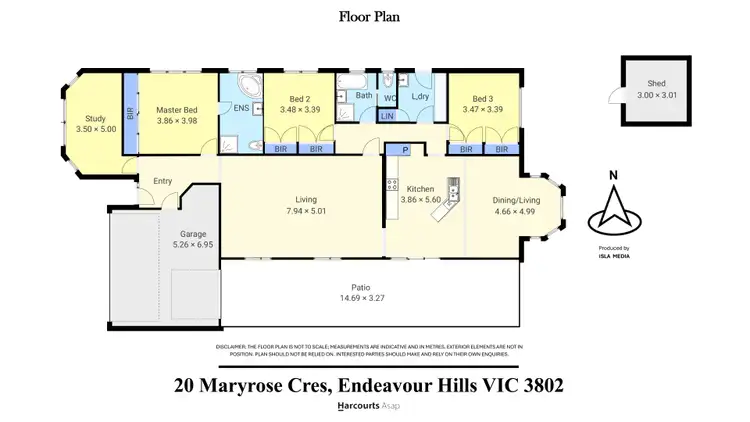 Floorplan of Homely house listing, 20 Maryrose Crescent, Endeavour Hills VIC 3802