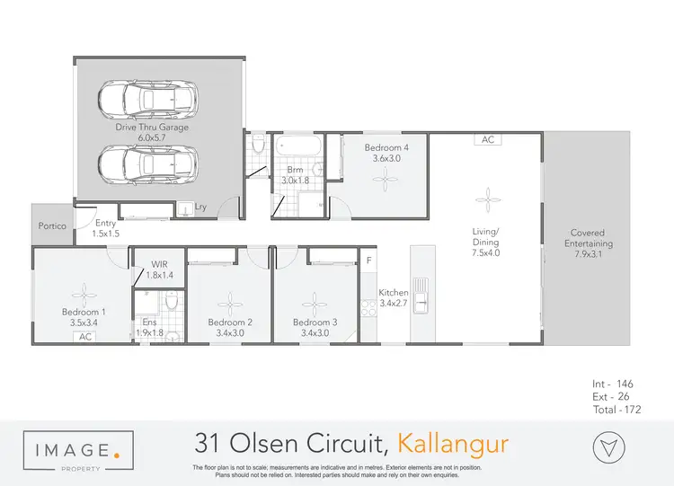 Floorplan of Homely house listing, 31 Olsen Circuit, Kallangur QLD 4503