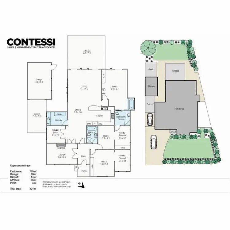 Floorplan of Homely house listing, 25 Pearson Place, Floreat WA 6014
