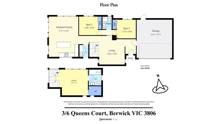 Floorplan of Homely townhouse listing, 3/6 Queens Court, Berwick VIC 3806