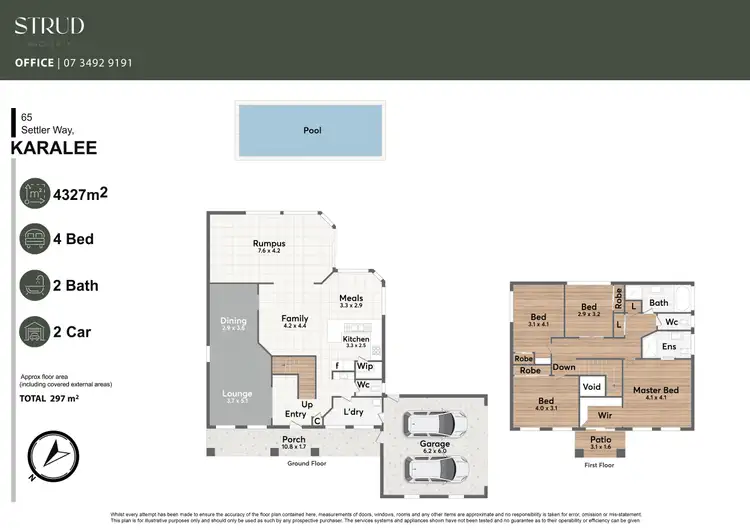 Floorplan of Homely house listing, 65 Settler Way, Karalee QLD 4306